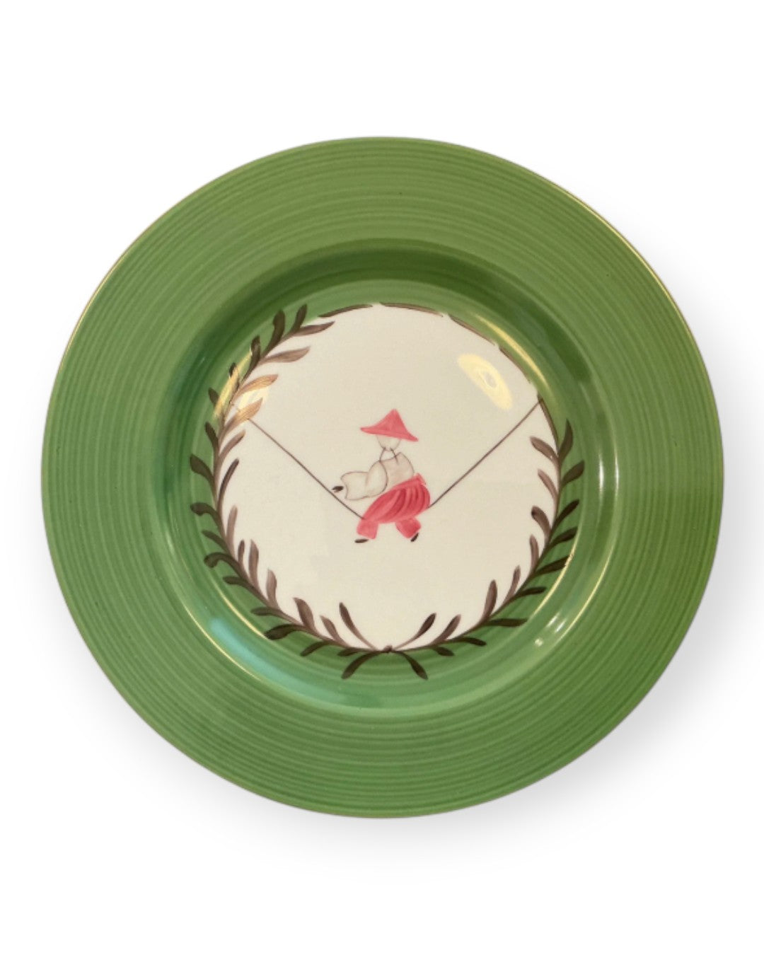 Set of Salad/Dessert Plates in Indes Galantes Pattern Set of 8 Chinoise