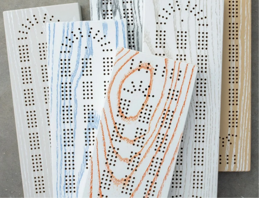 XL Live Edge Cribbage Board