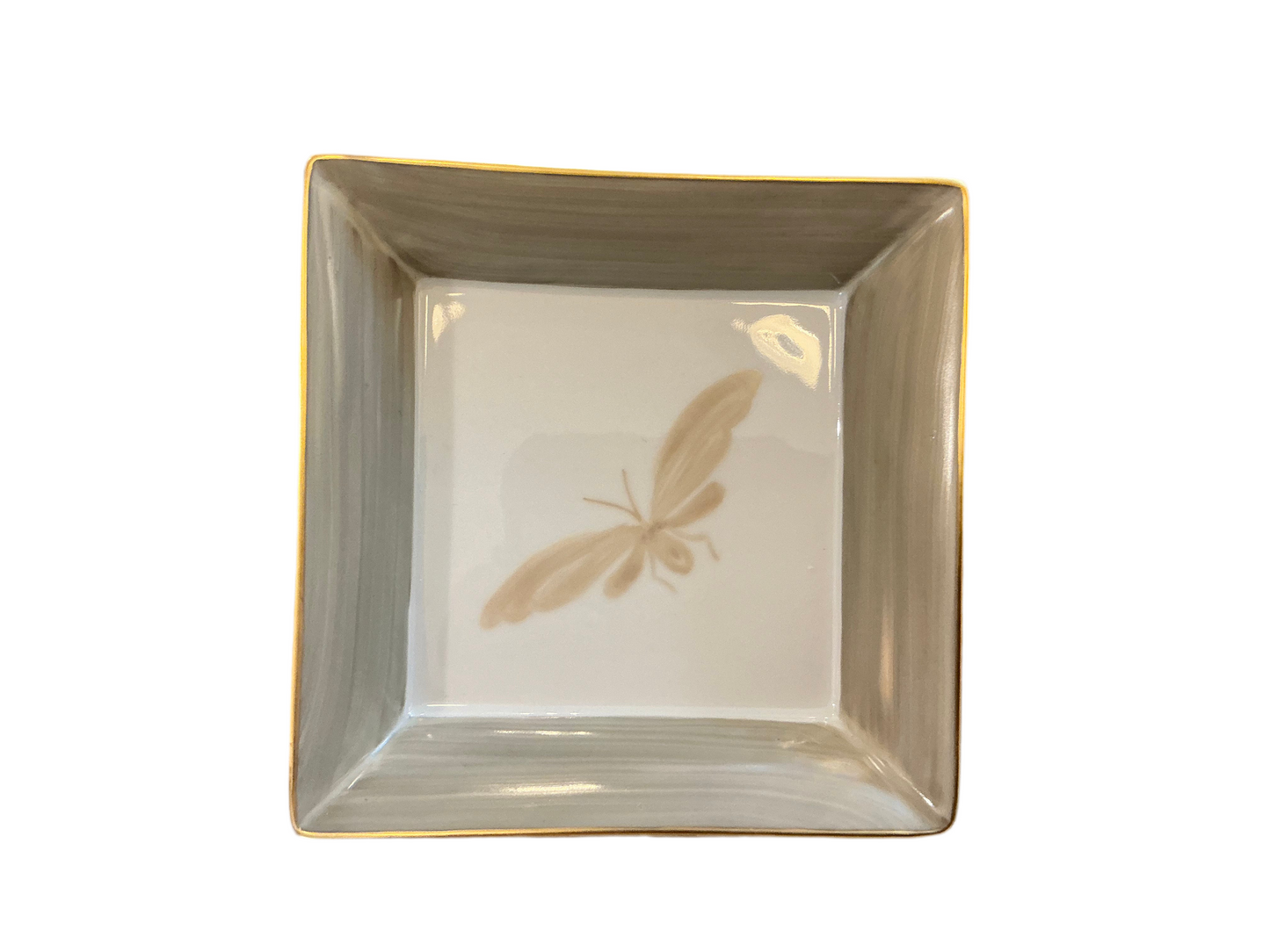 Marie Daage Square Dish, Medium PAPILLON