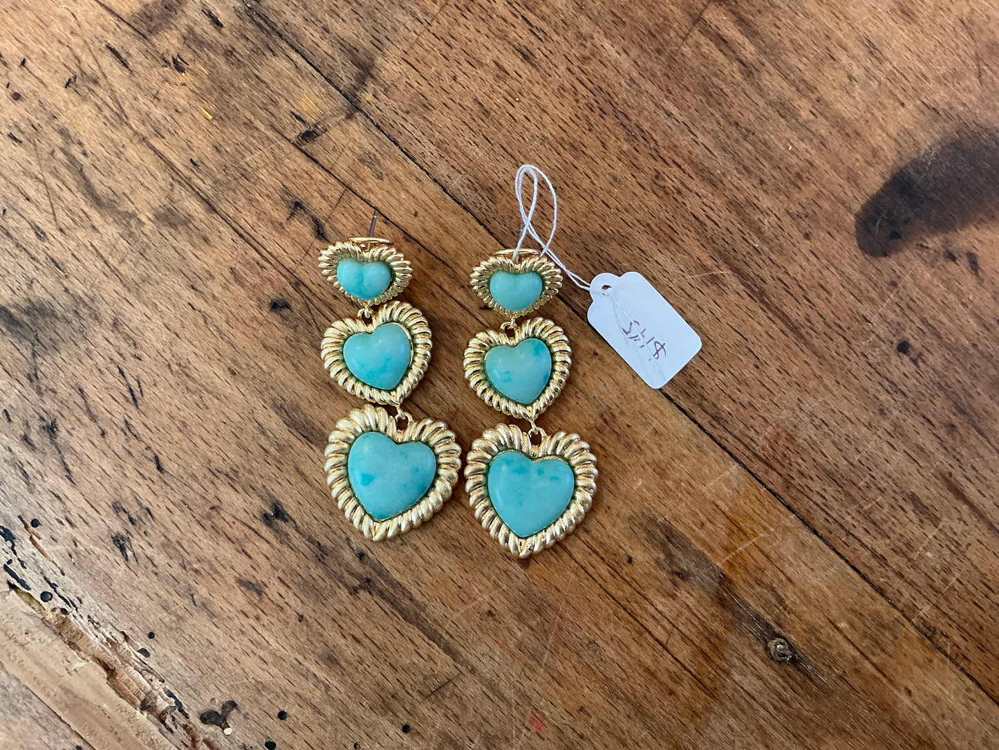 Laura Gray Heart Earrings