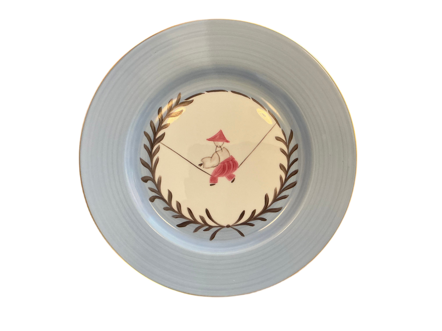 Set of Salad/Dessert Plates in Indes Galantes Pattern
