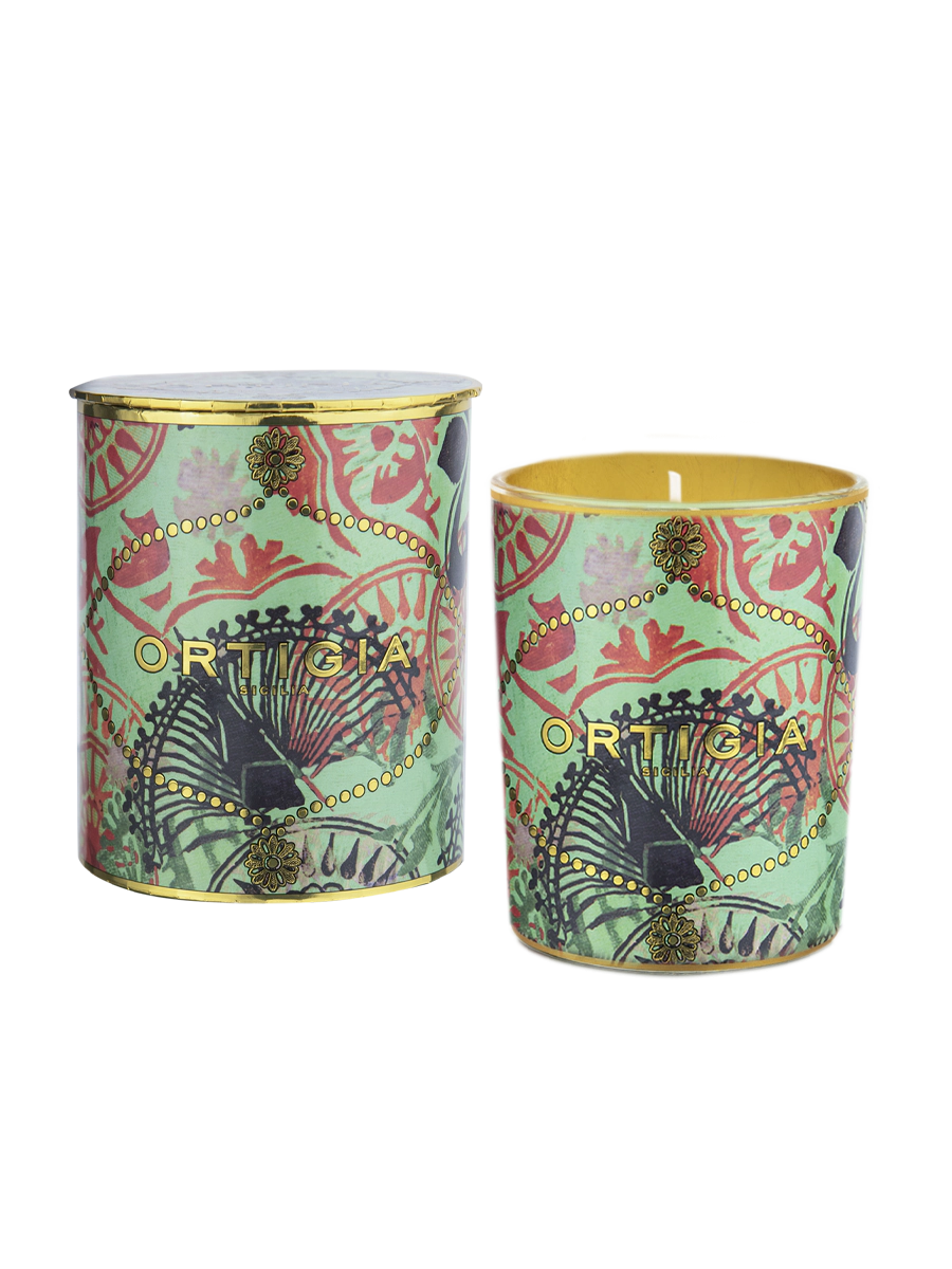 Ortigia Decorated Candle