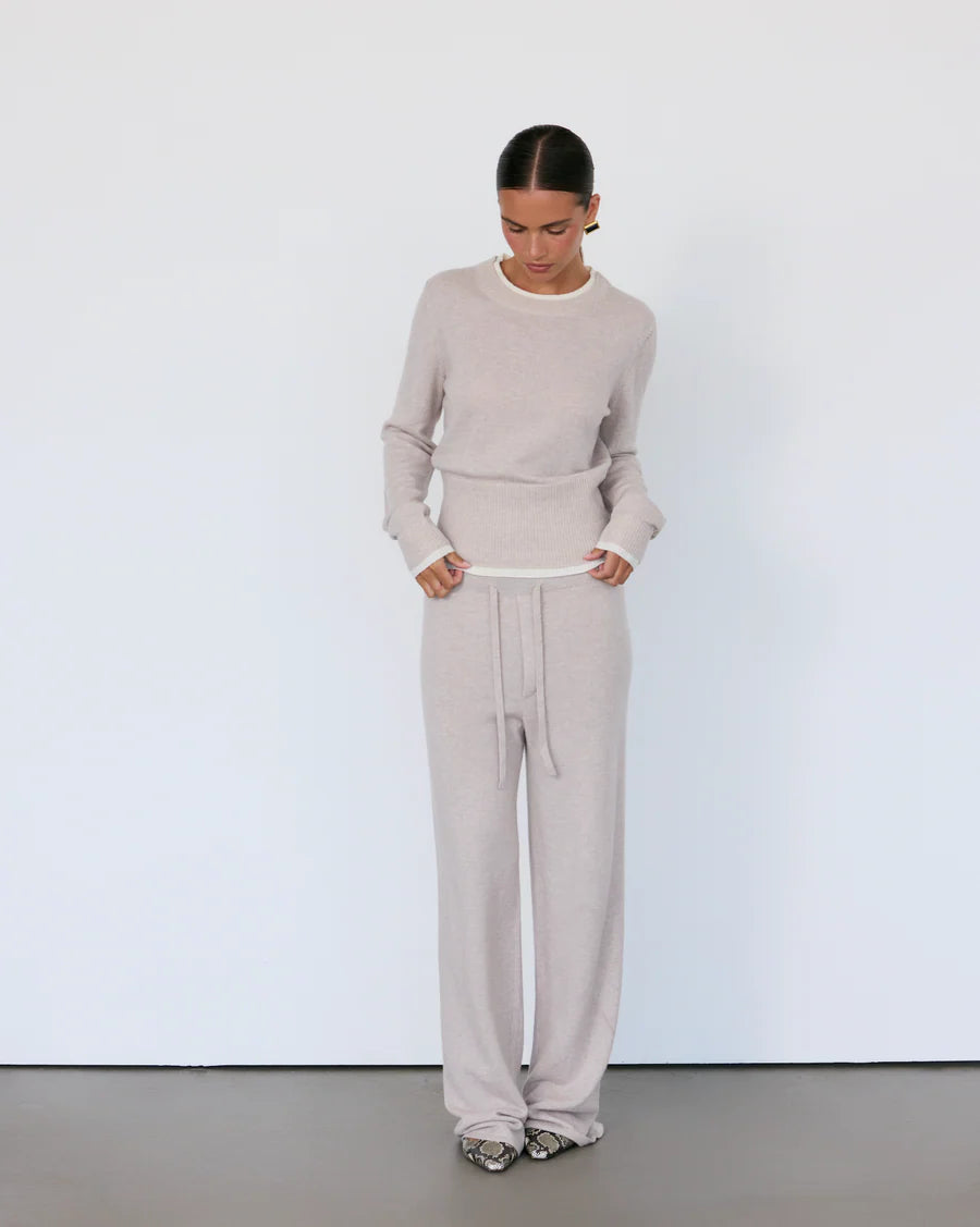 Tove Layered Cashmere Crewneck