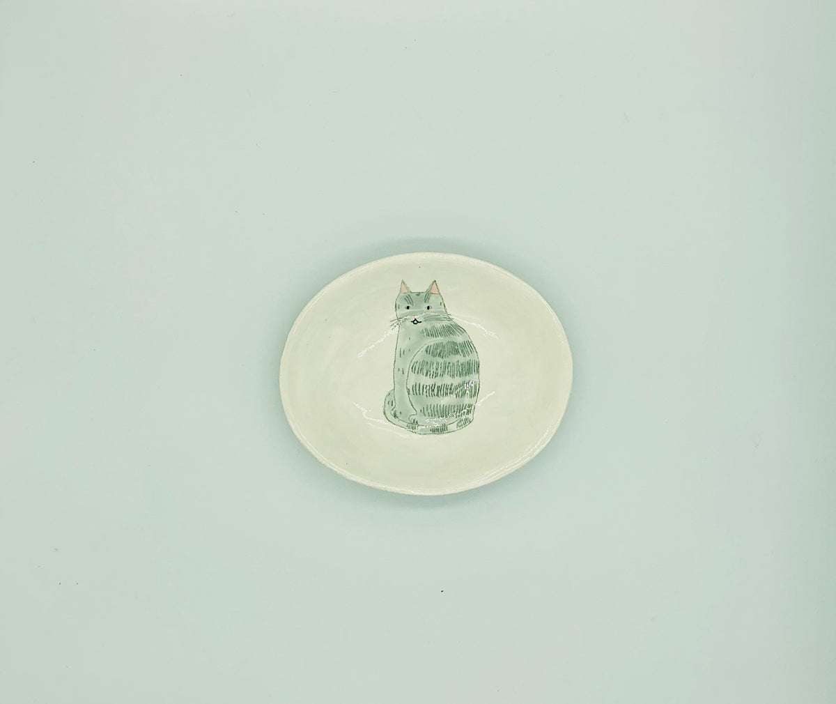 Oval Cat Dish