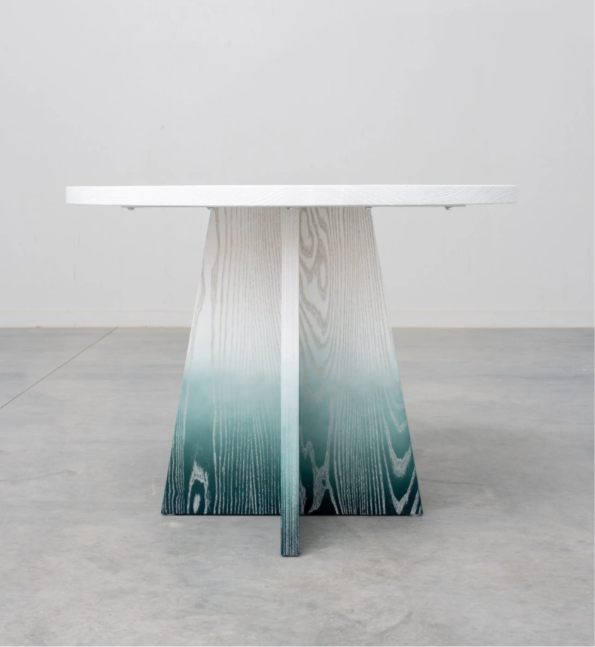 Tapered Cross Base Table