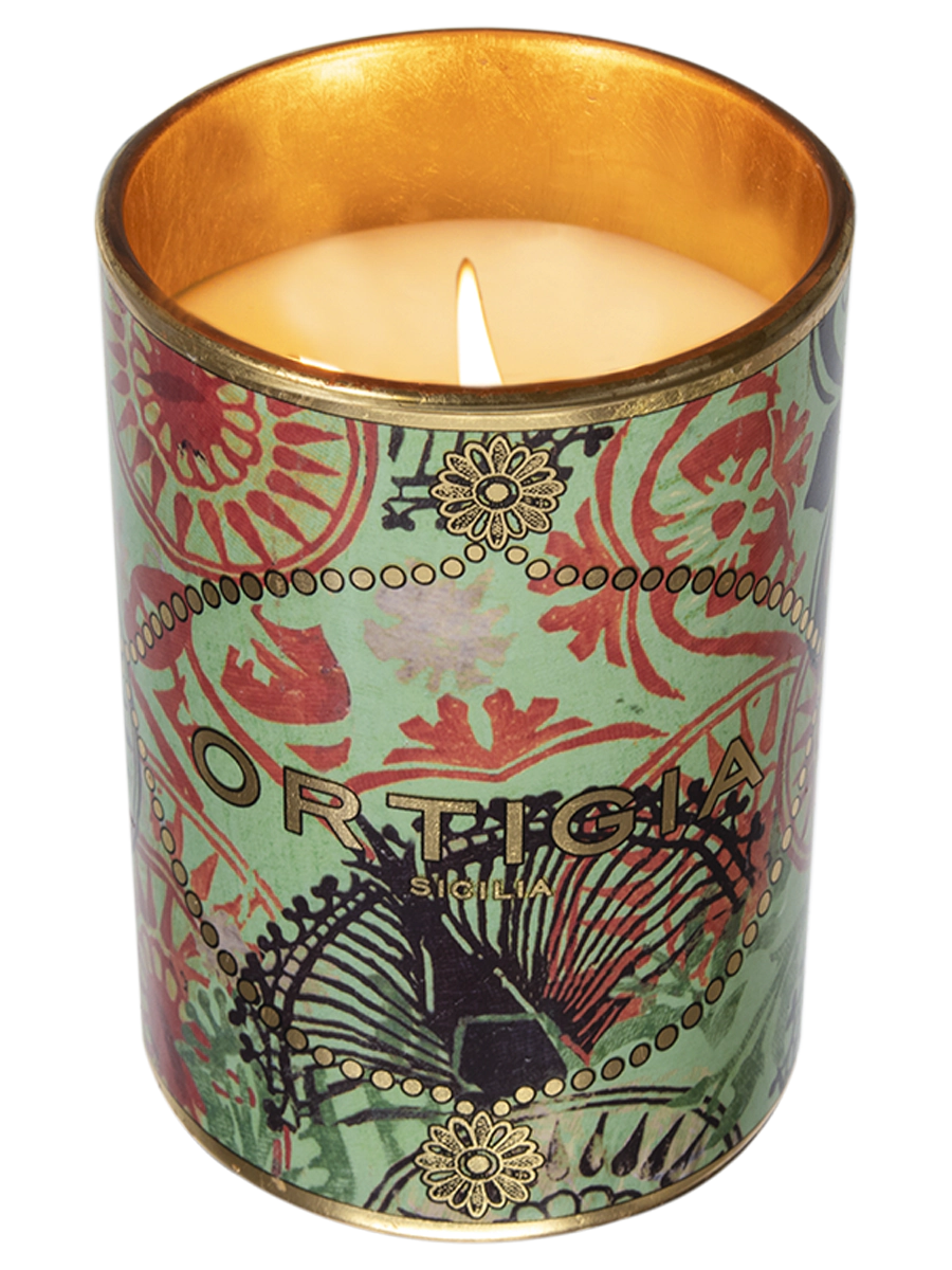 Ortigia Decorated Candle