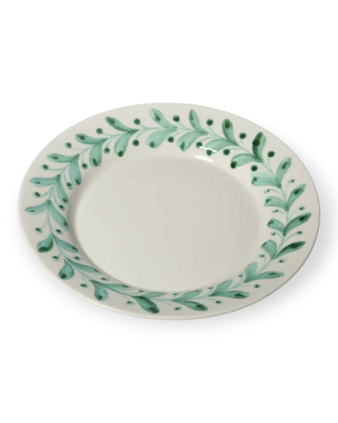Anna Dessert Plate - set of 4 Green