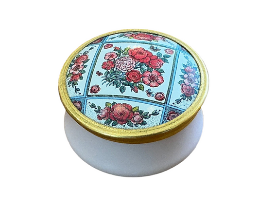 Vintage Enamel box collection, Shakespeare garden