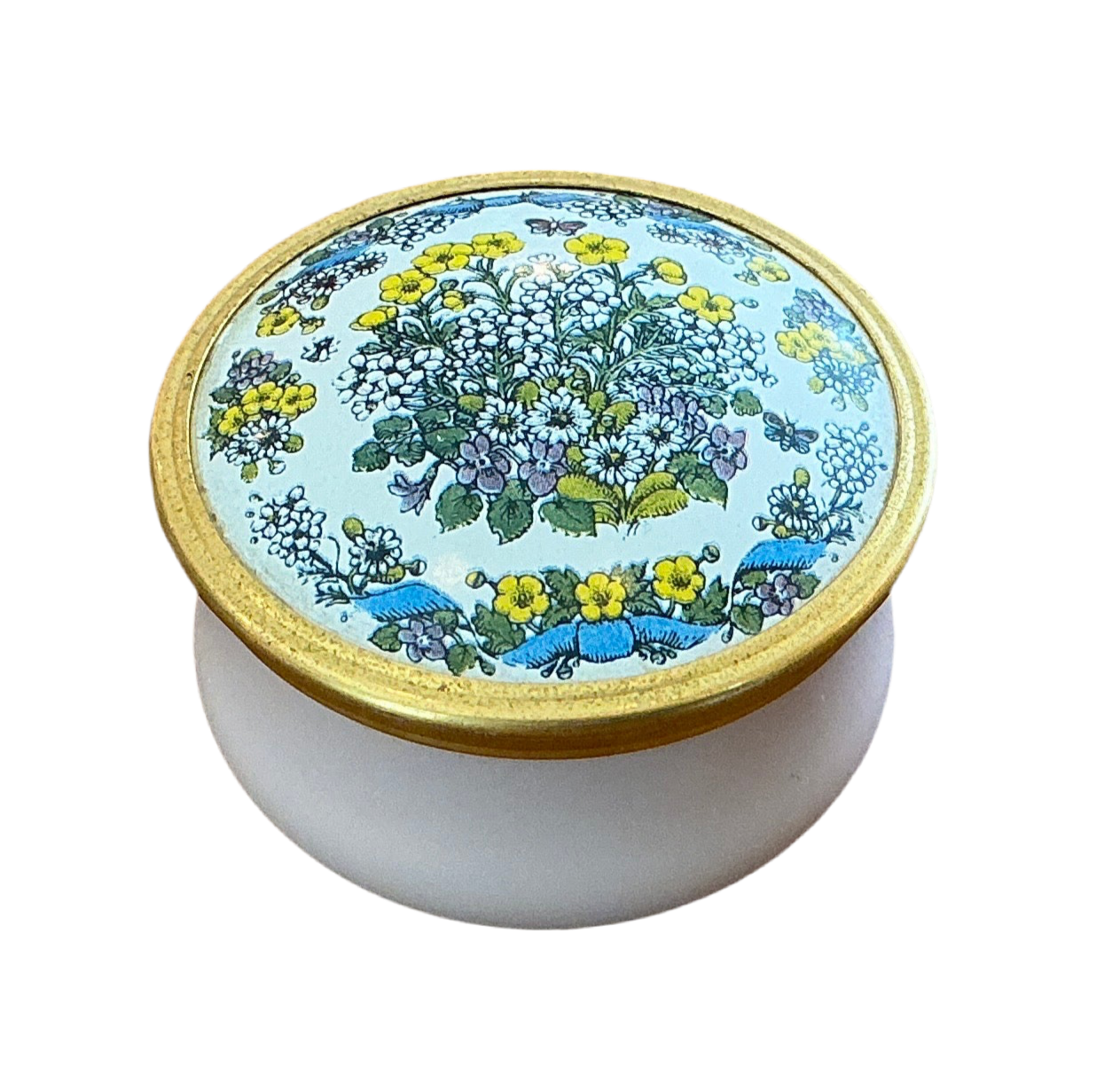 Vintage Enamel box collection, Shakespeare garden