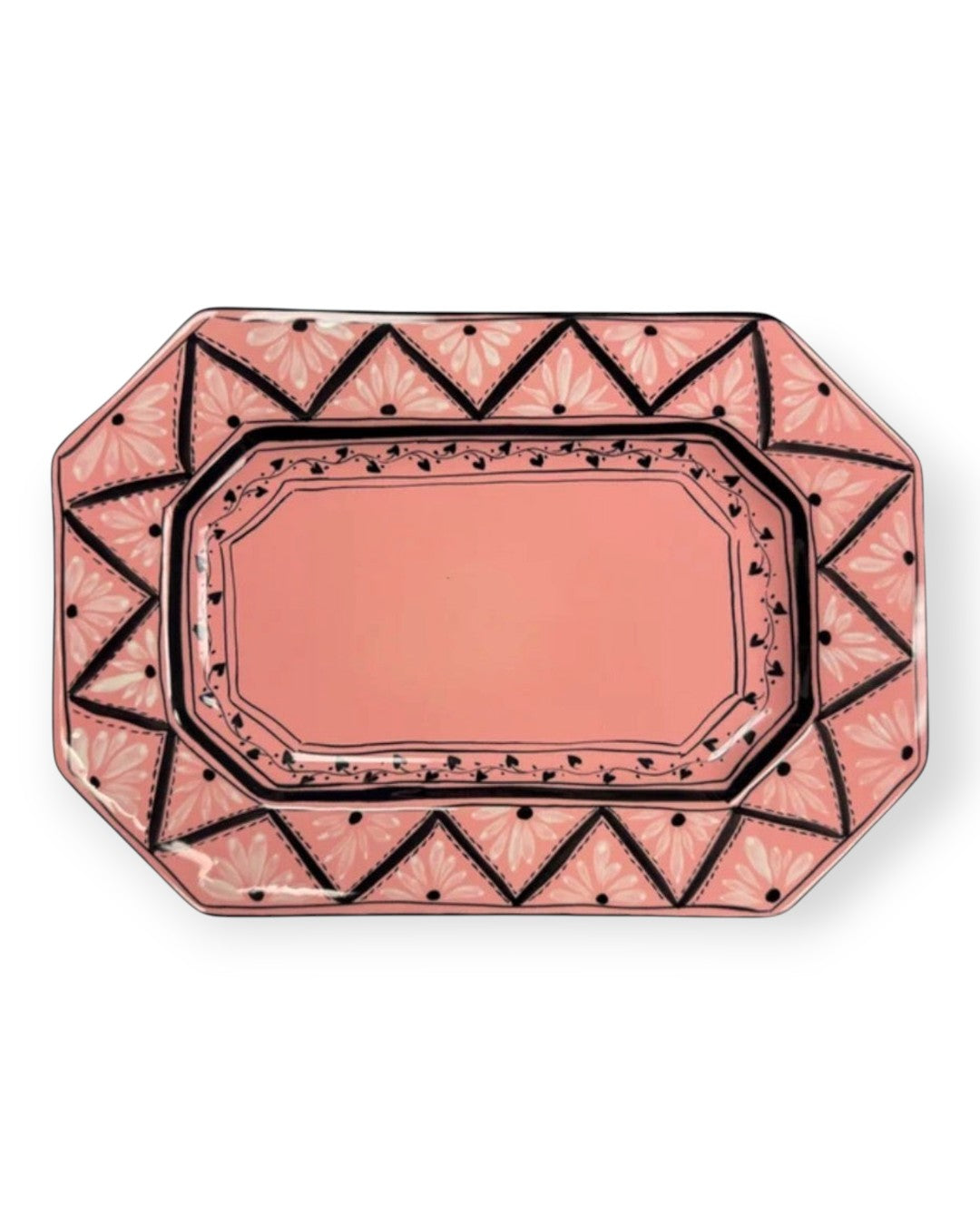 Gigi Octagonal Platter Green