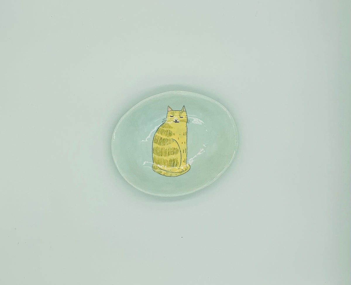 Oval Cat Dish