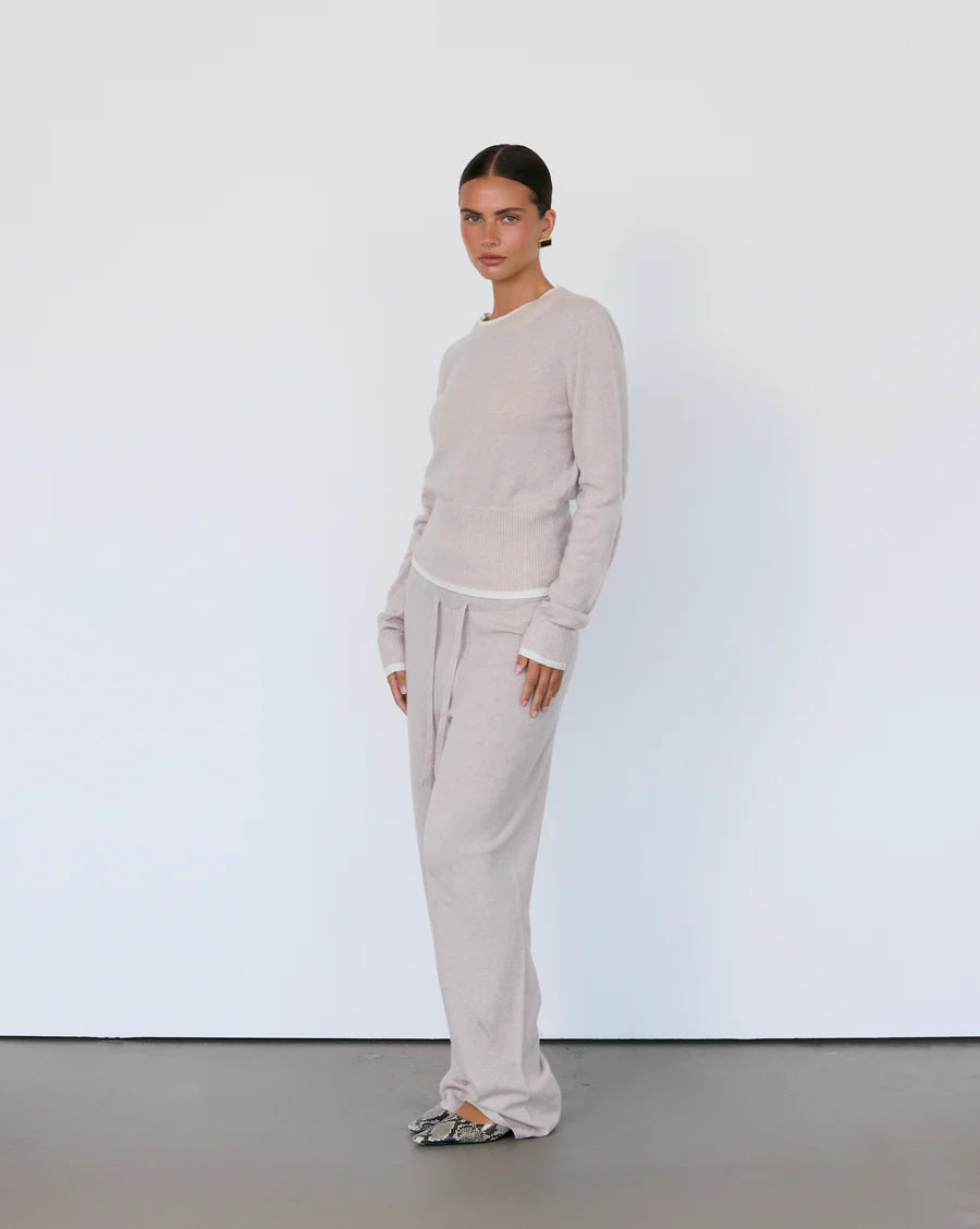 Tove Layered Cashmere Crewneck