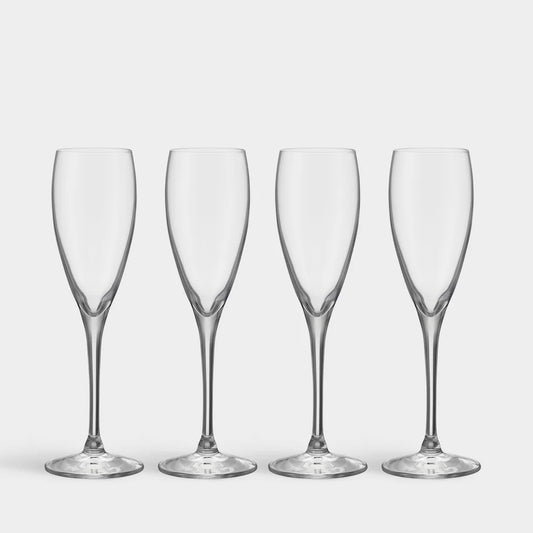 More Champagne 4 pack glasses