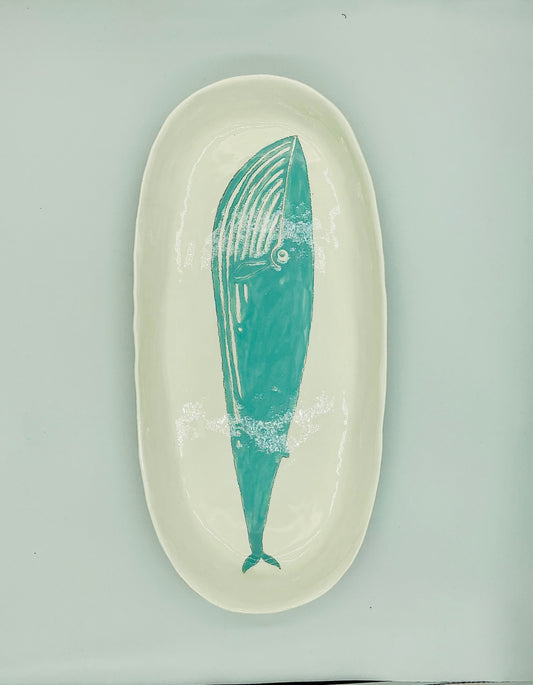 Large Oval Platter - Ocean Theme