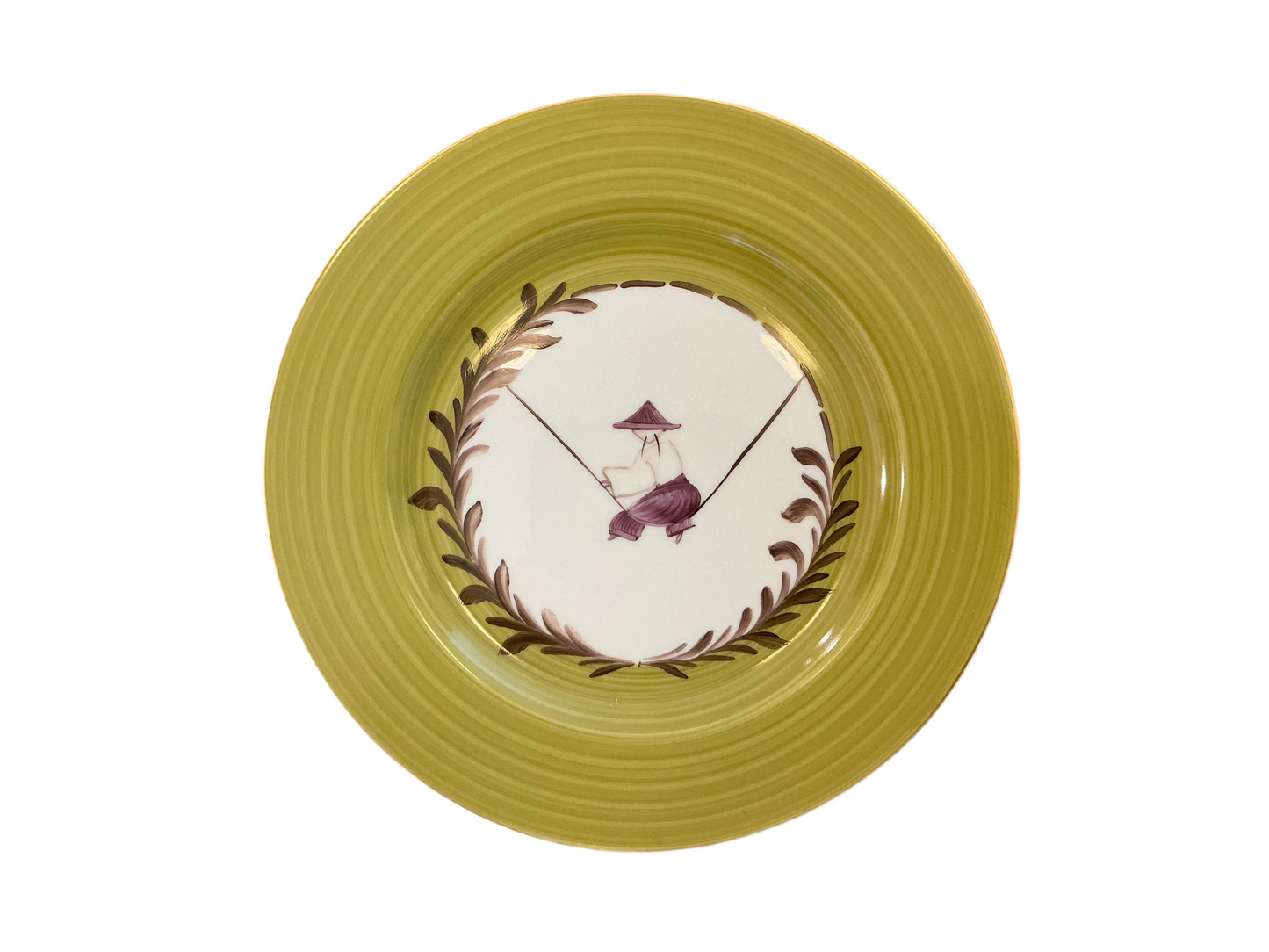 Set of Salad/Dessert Plates in Indes Galantes Pattern