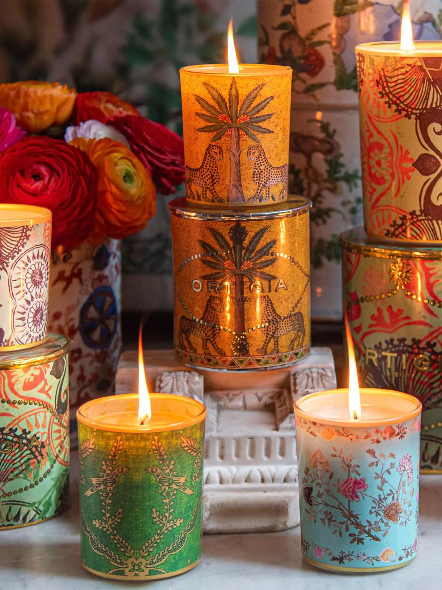 Ortigia Decorated Candle