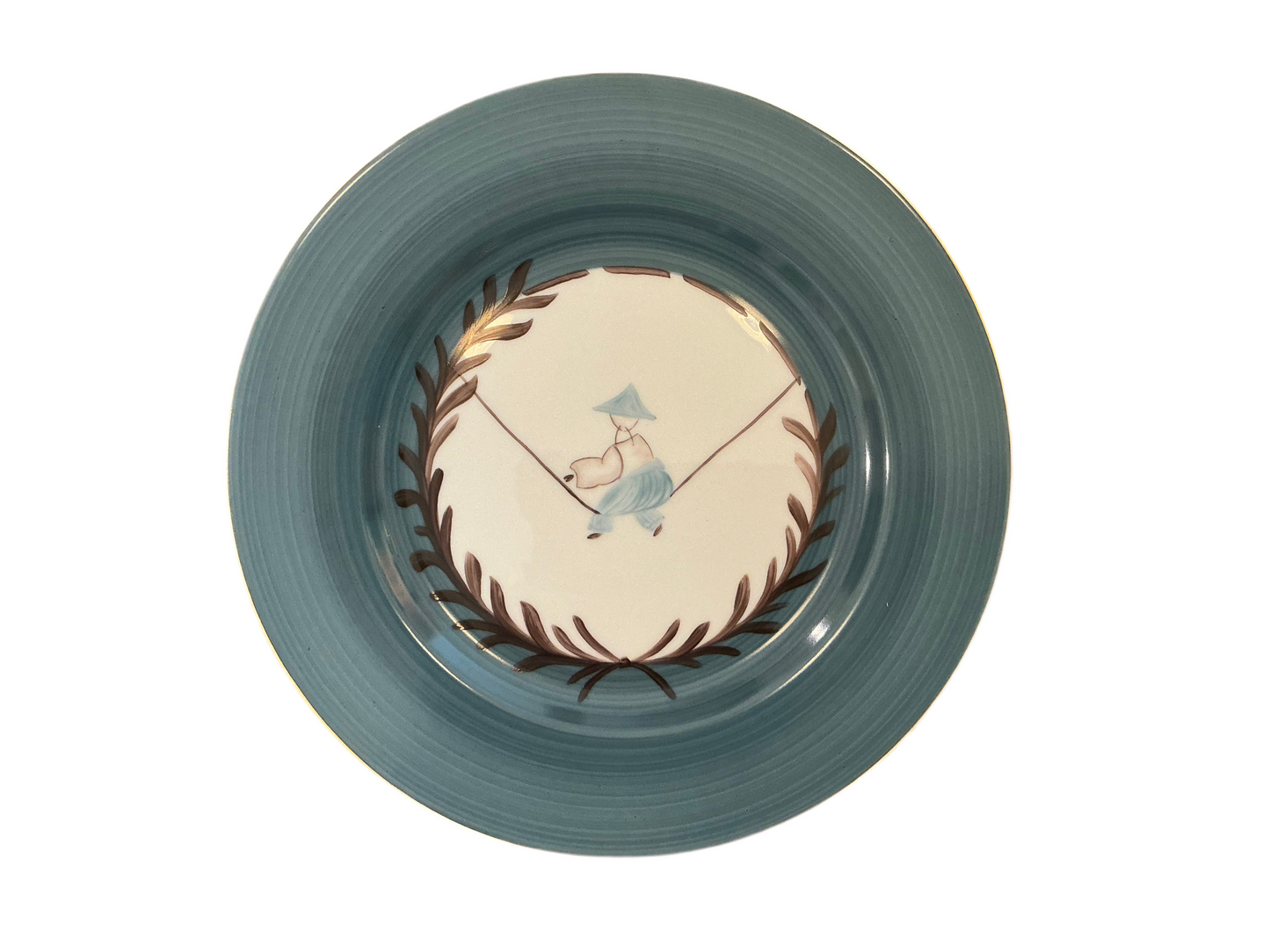 Set of Salad/Dessert Plates in Indes Galantes Pattern
