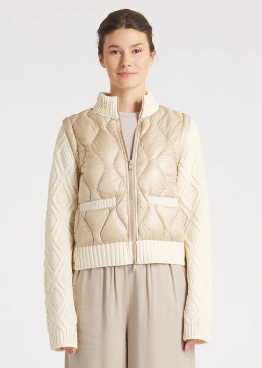 The Hyde Quilted Down Wool Jacket
