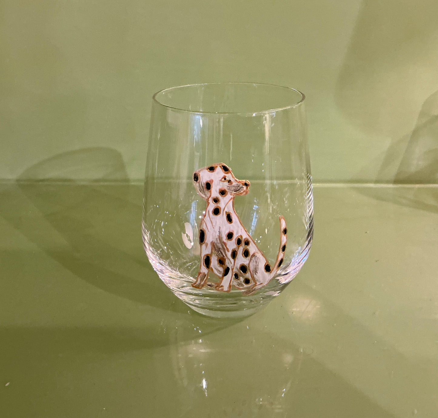 Hand-painted Dog Glasses
