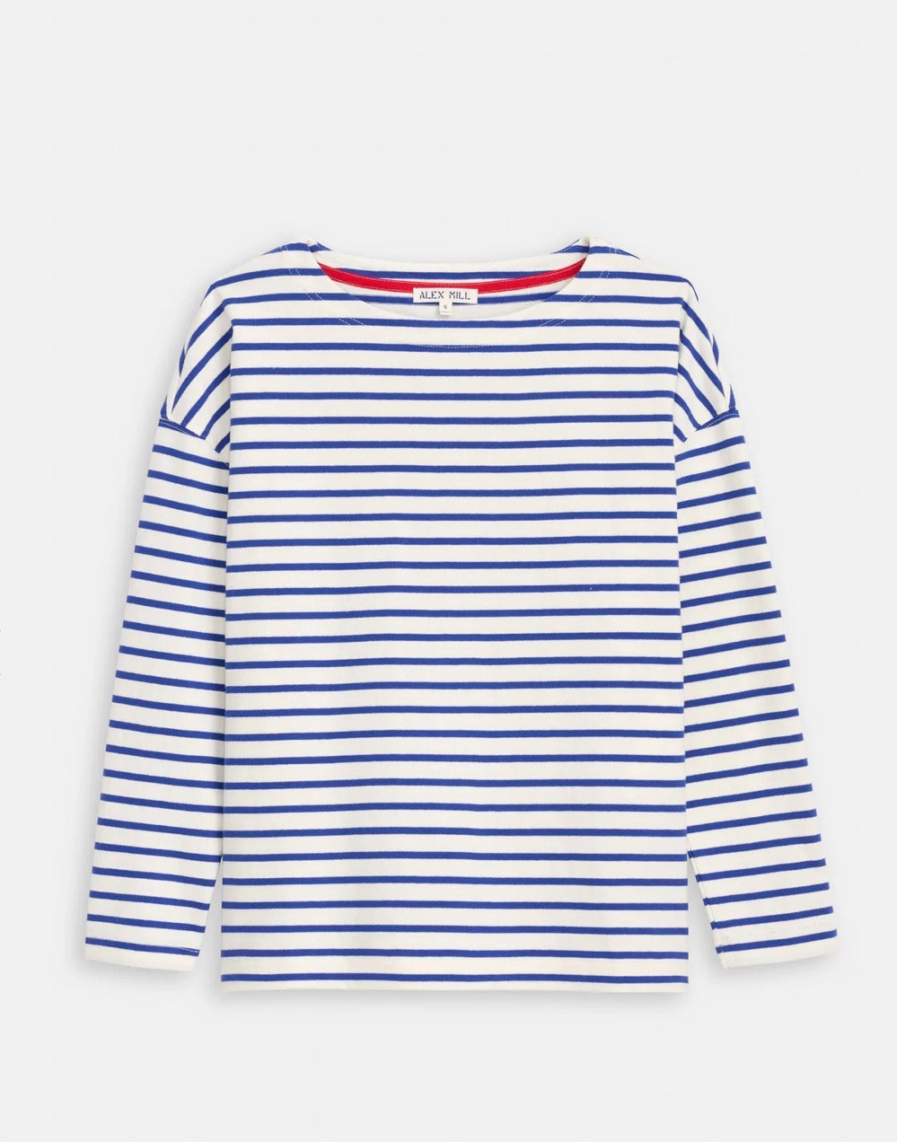Avignon Boatneck Striped Tee in Cotton