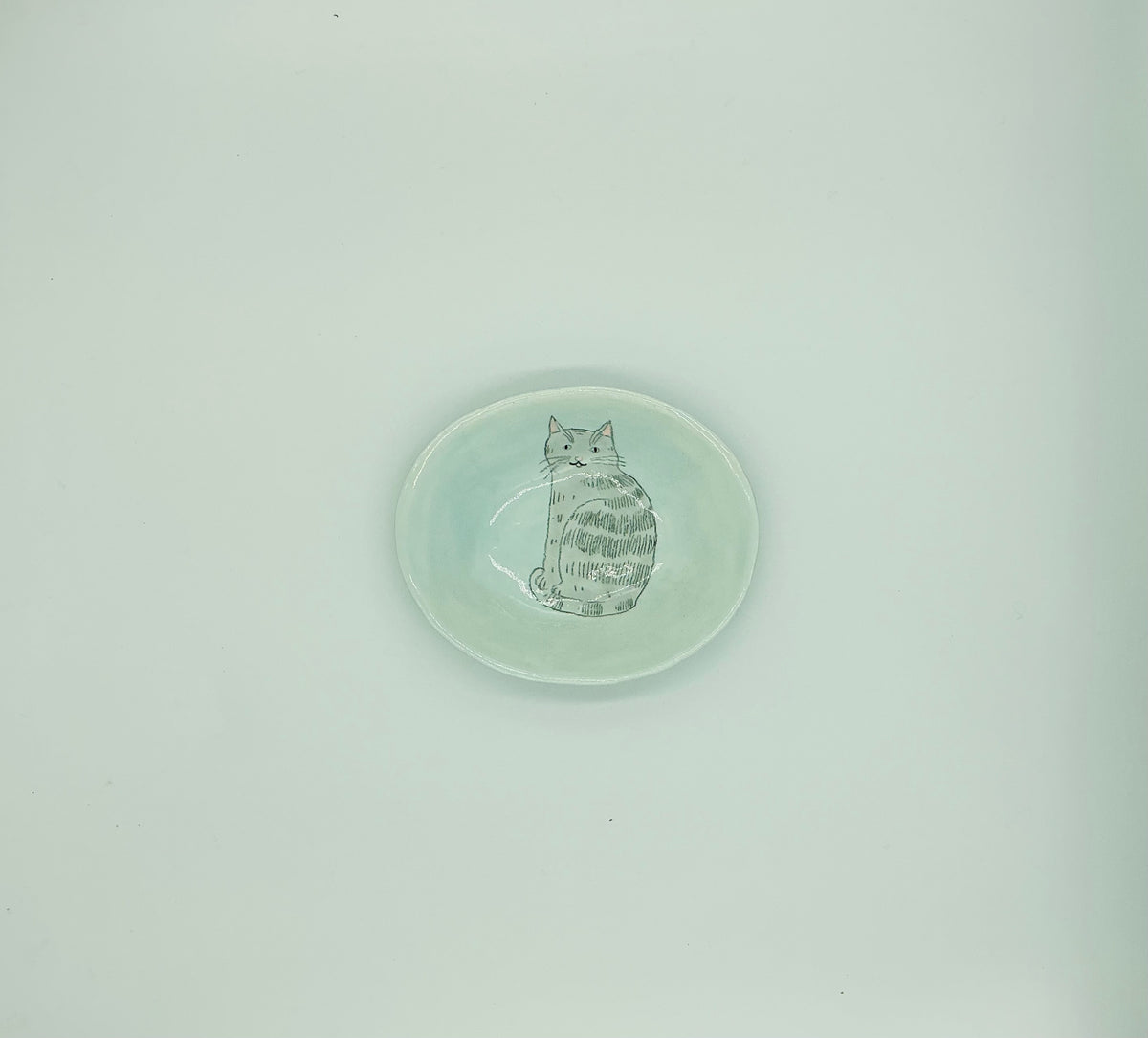 Oval Cat Dish