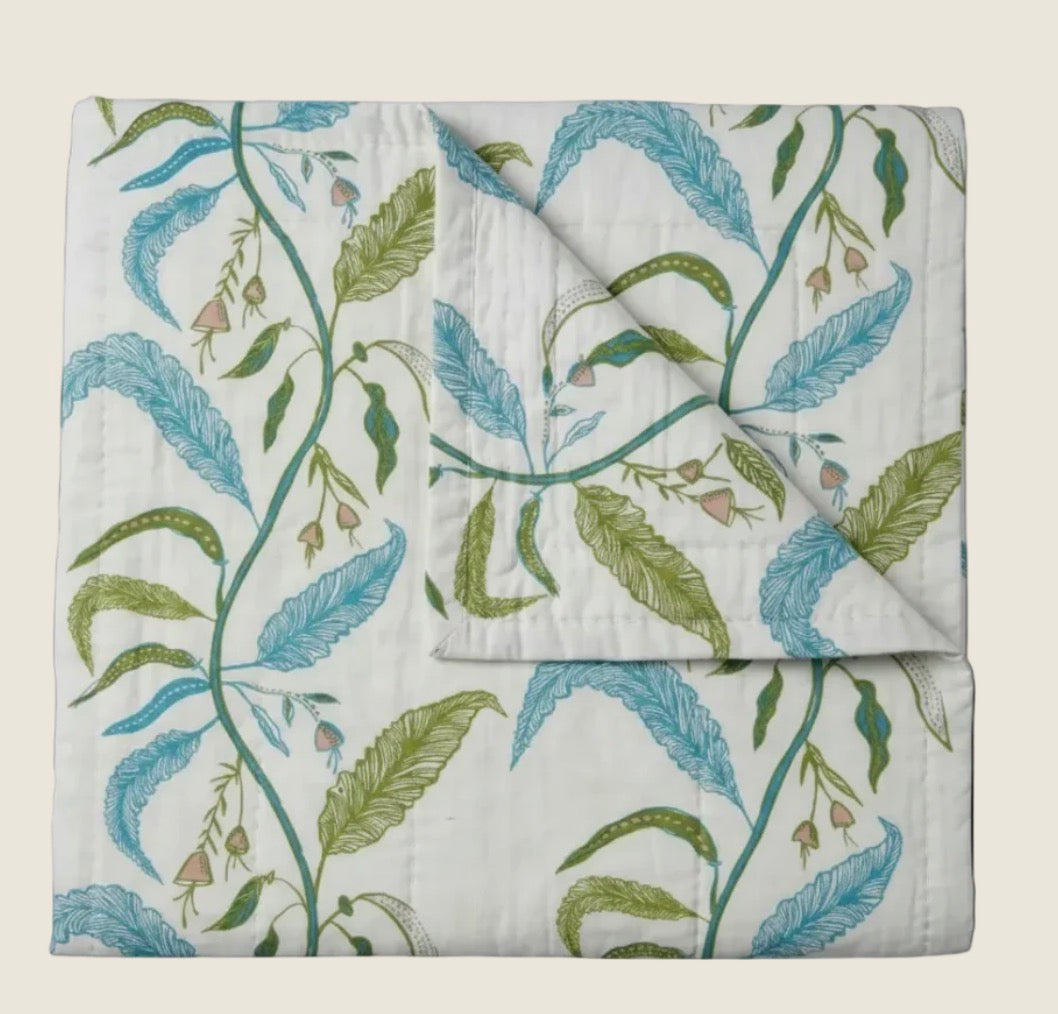 Tuileries Foliage King Quilt