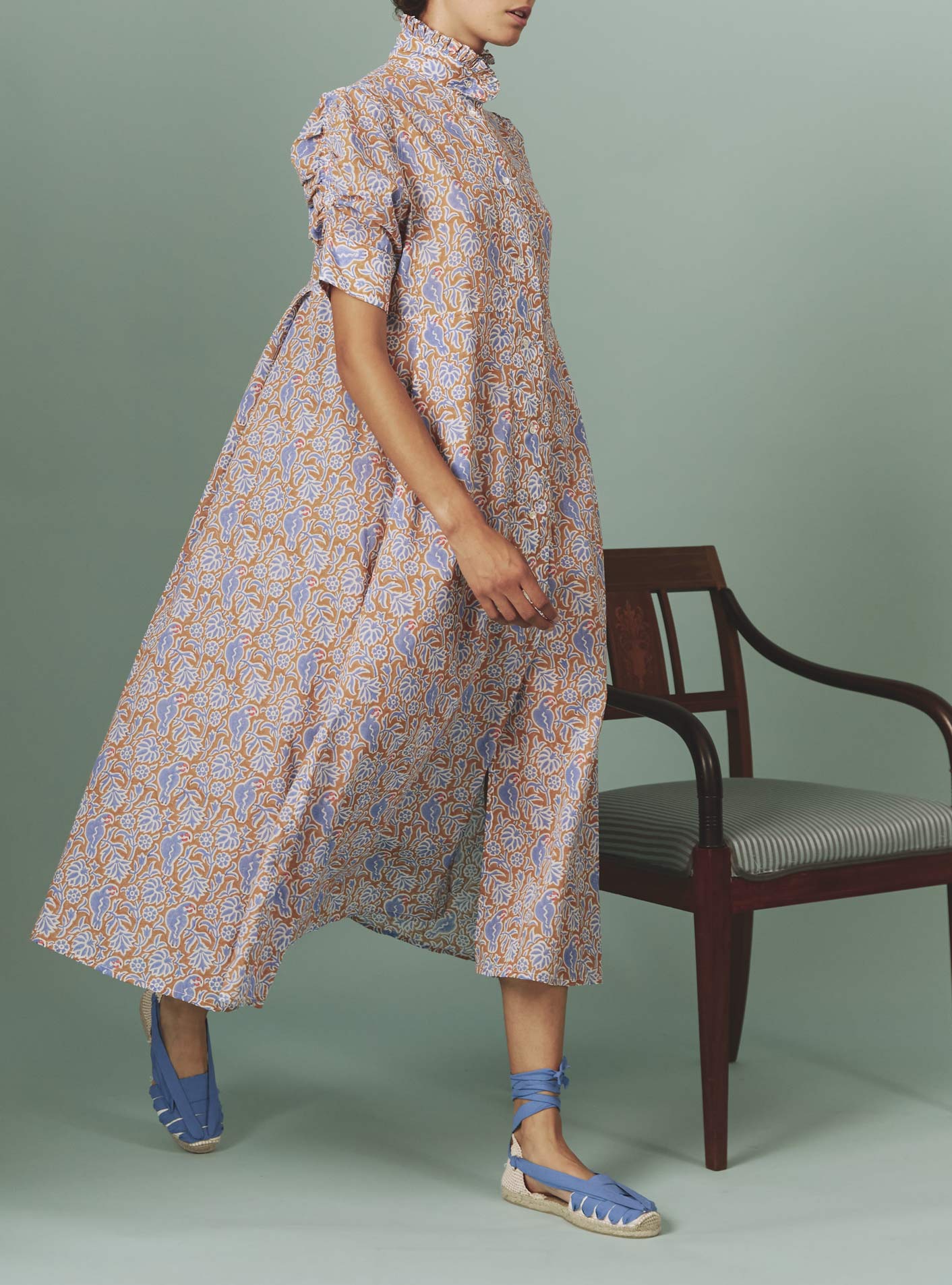 Venetia Parrot Print Arancio/ Lavender