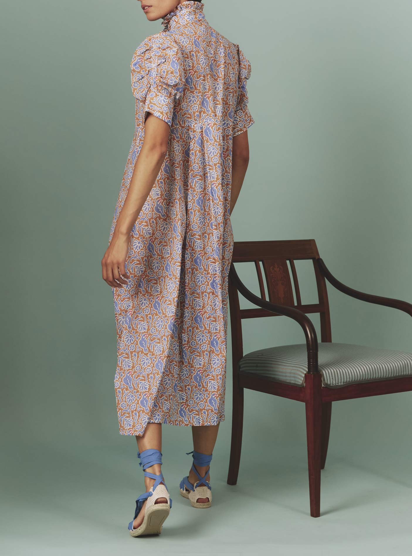 Venetia Parrot Print Arancio/ Lavender