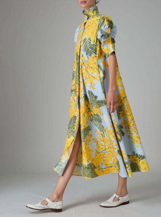 Venetia Dress Storm Blue