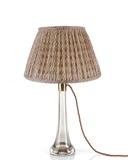 Nut Brown Popple Round Lampshade