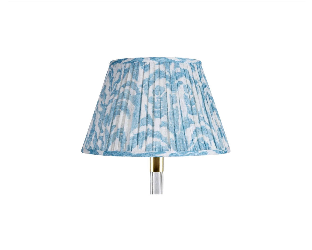 Blue Marlborough Round Lampshade