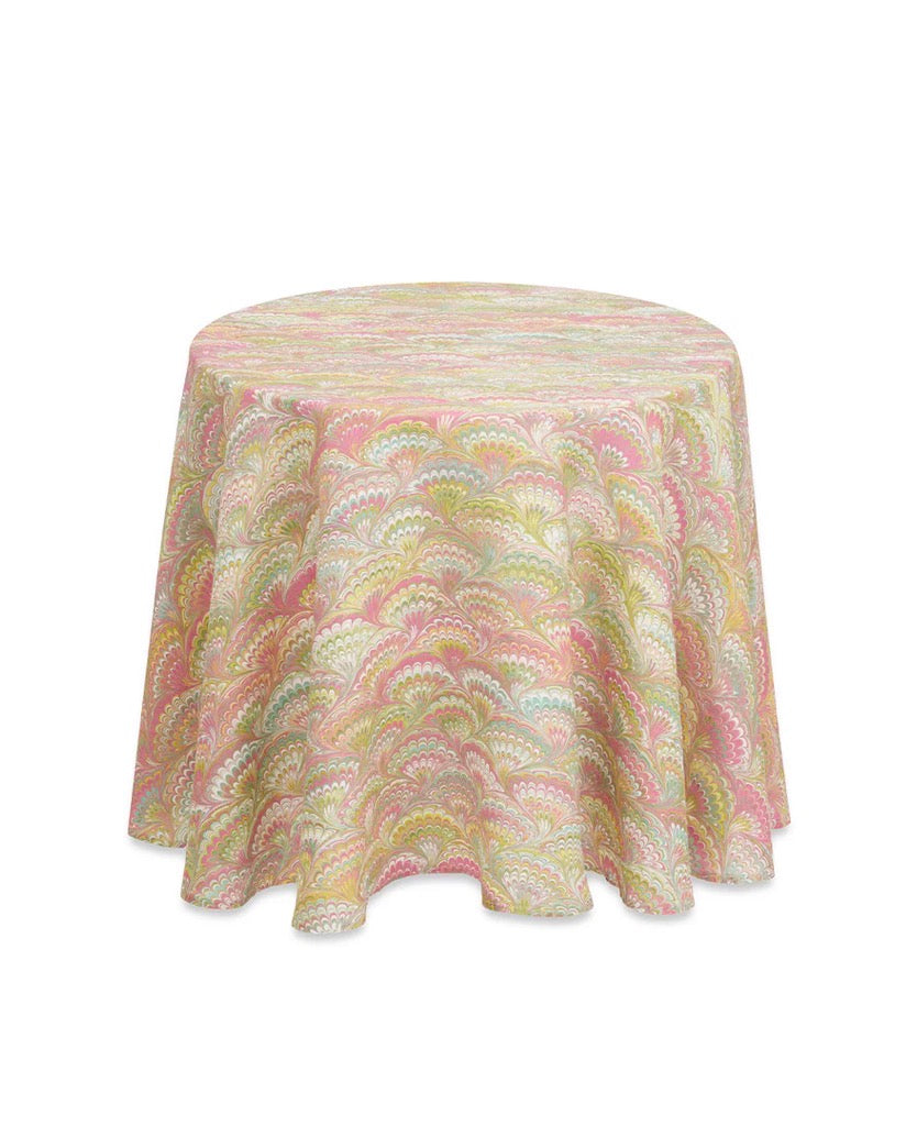 Marble Round Tablecloth