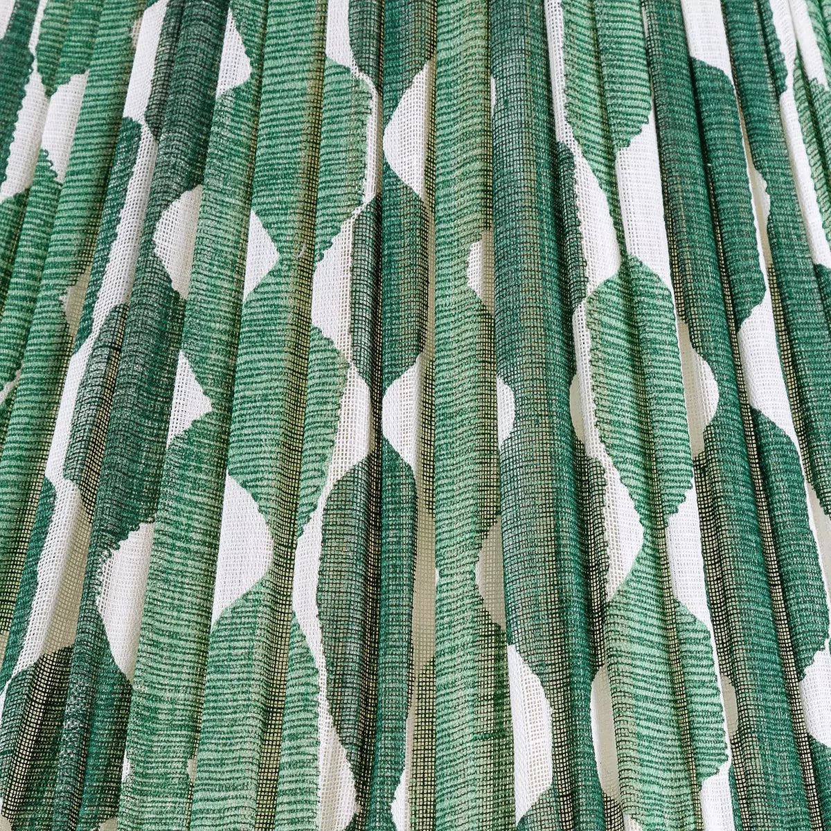 Green Whittle Round Lampshade