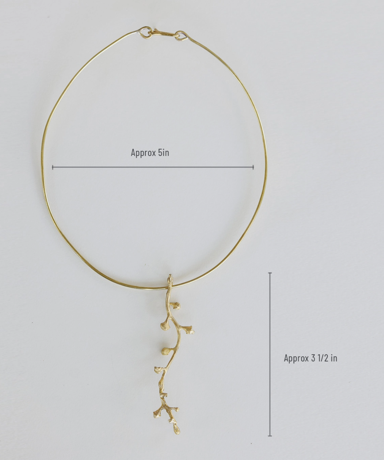 Branch Bronze Necklace
