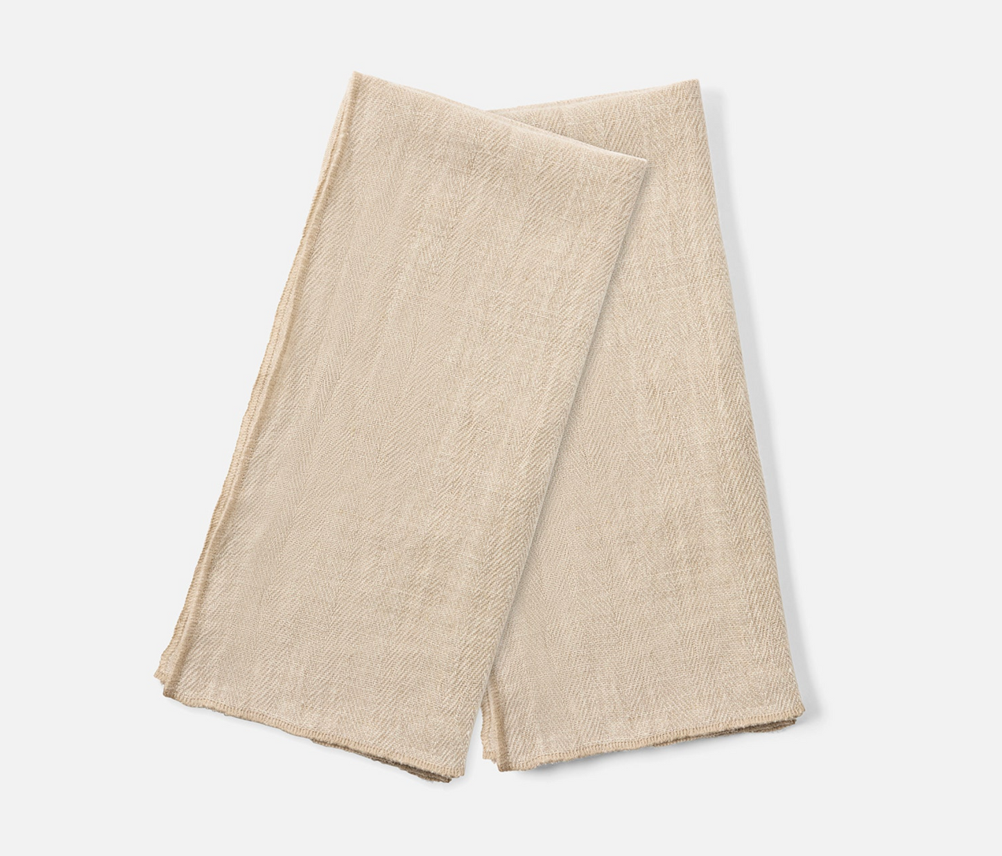 Derren Oatmeal Linen Napkins - Set of 4