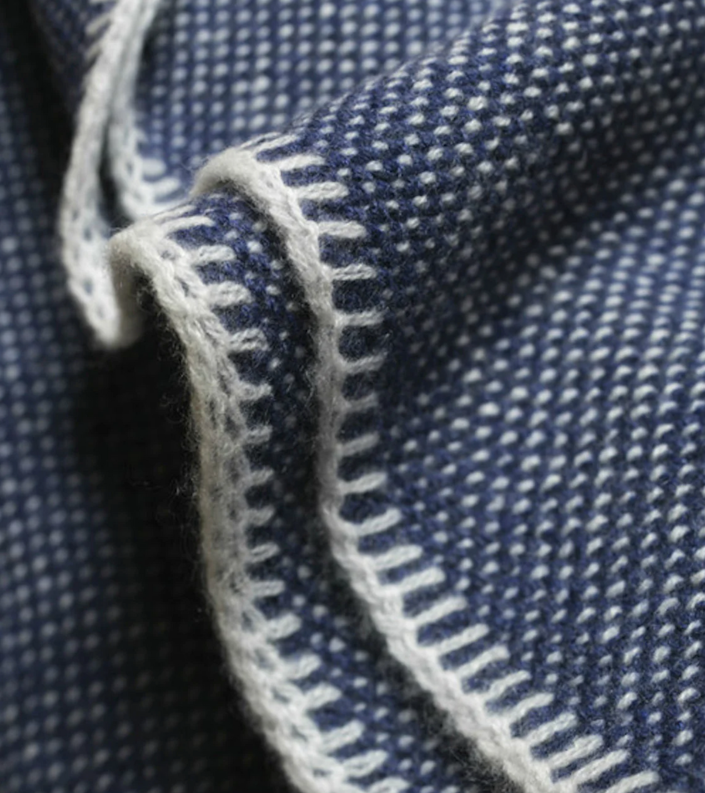 Bird's Eye Knit Cashmere Throw