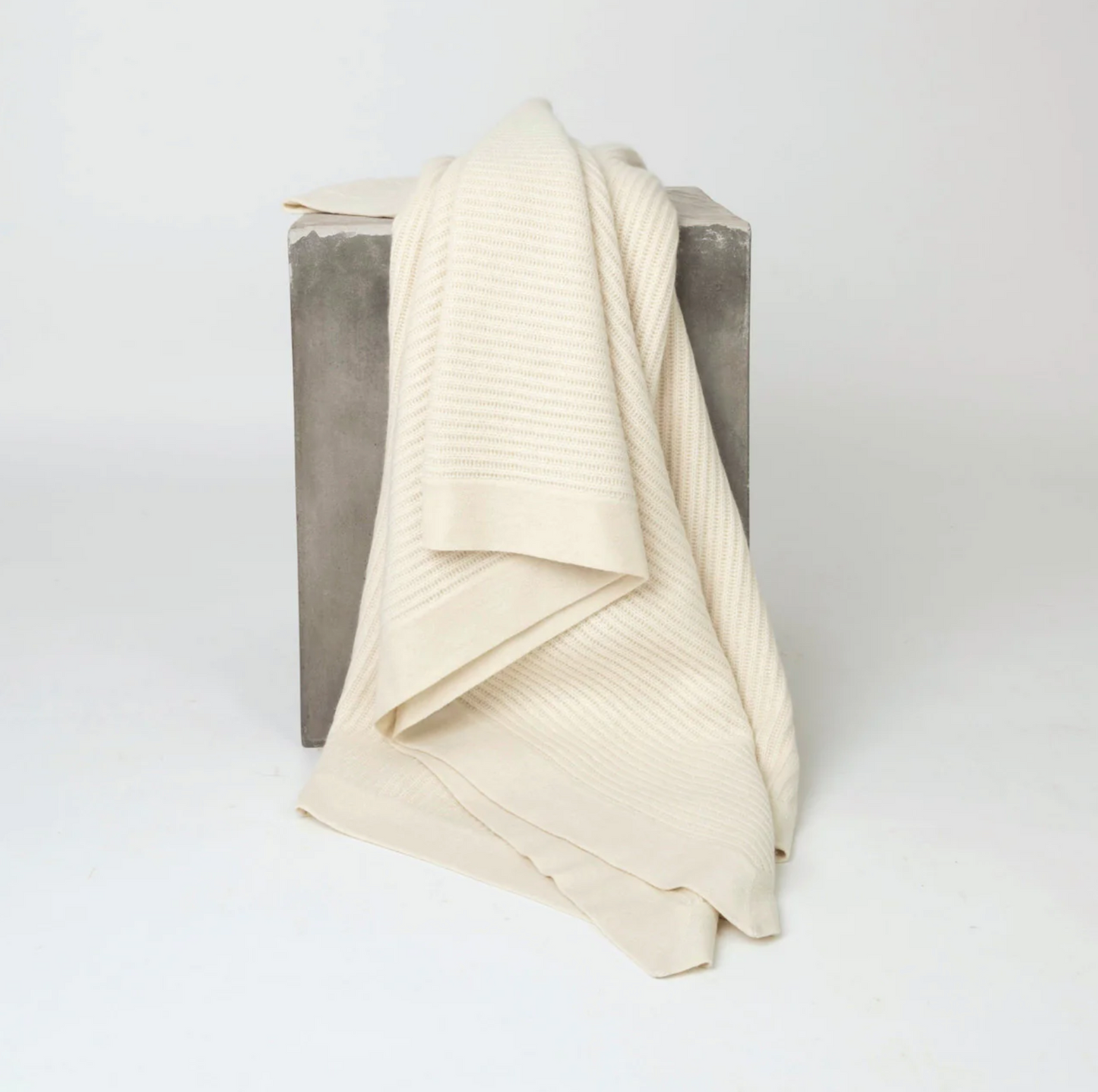 Fisherman's Knit Cashmere Throw