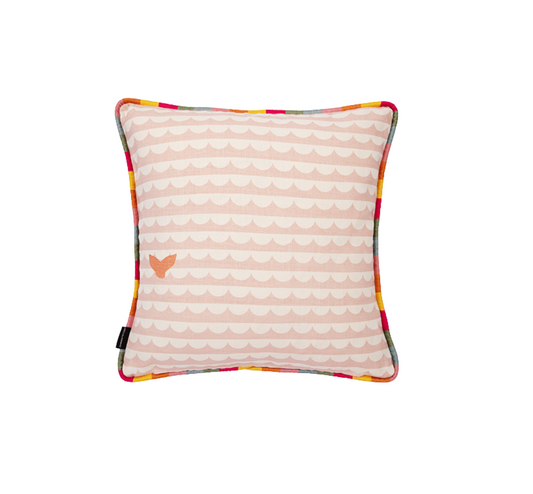 We Sailed Away Peach Cushion