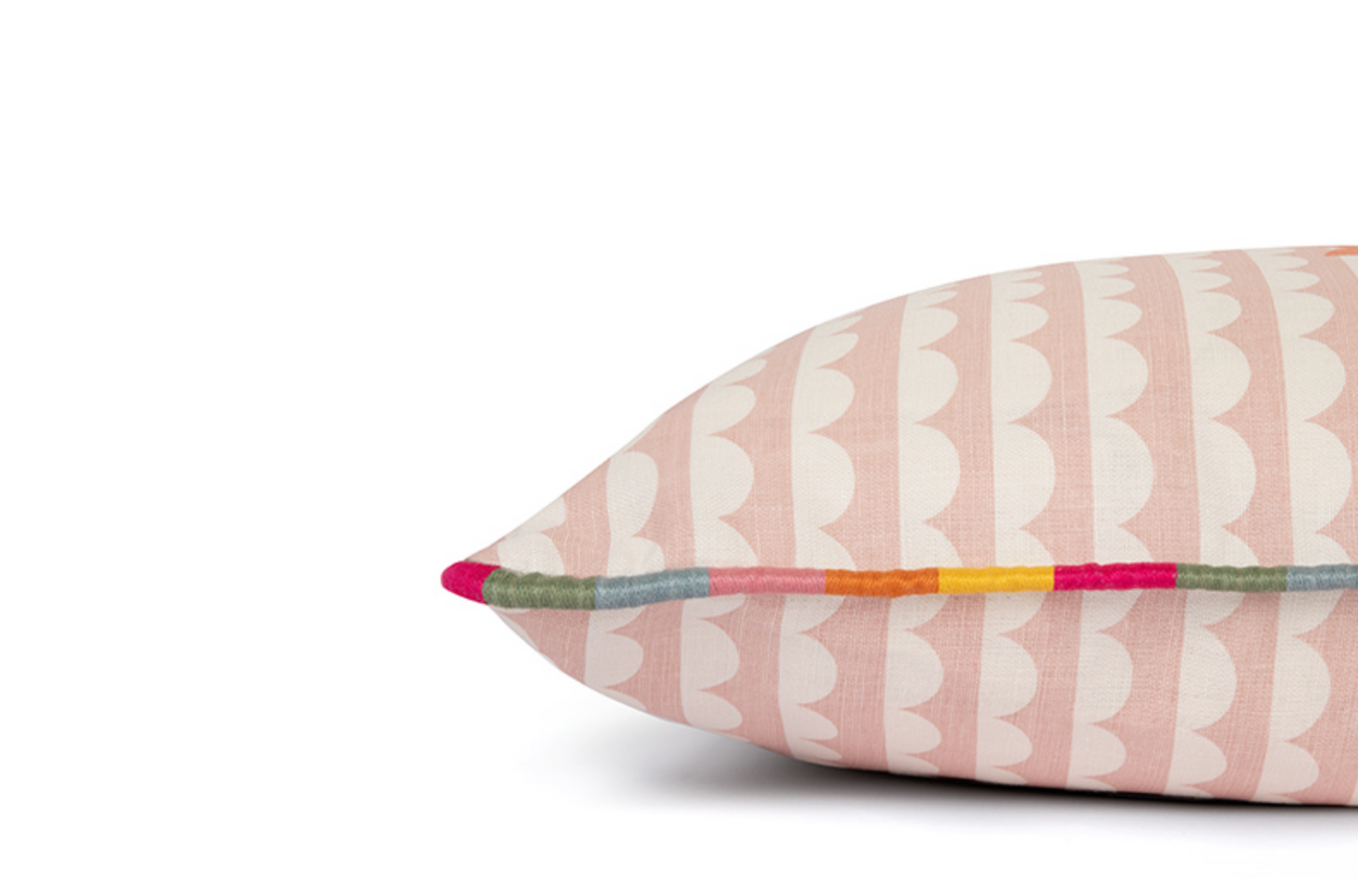 We Sailed Away Peach Cushion