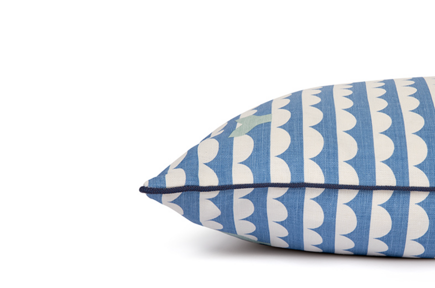 We Sailed Away Royal Blue Cushion