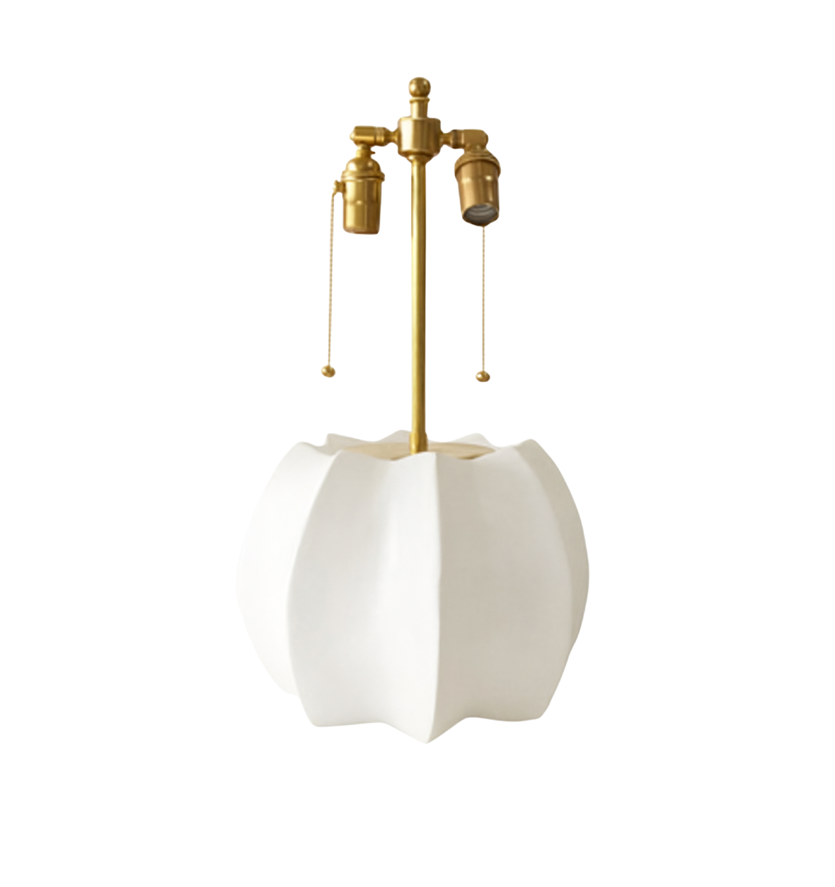 Ribbed Acorn Lamp