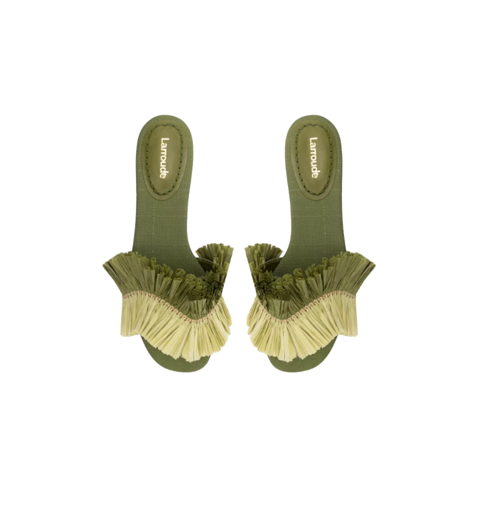 Ivy Fringe Flat Raffia