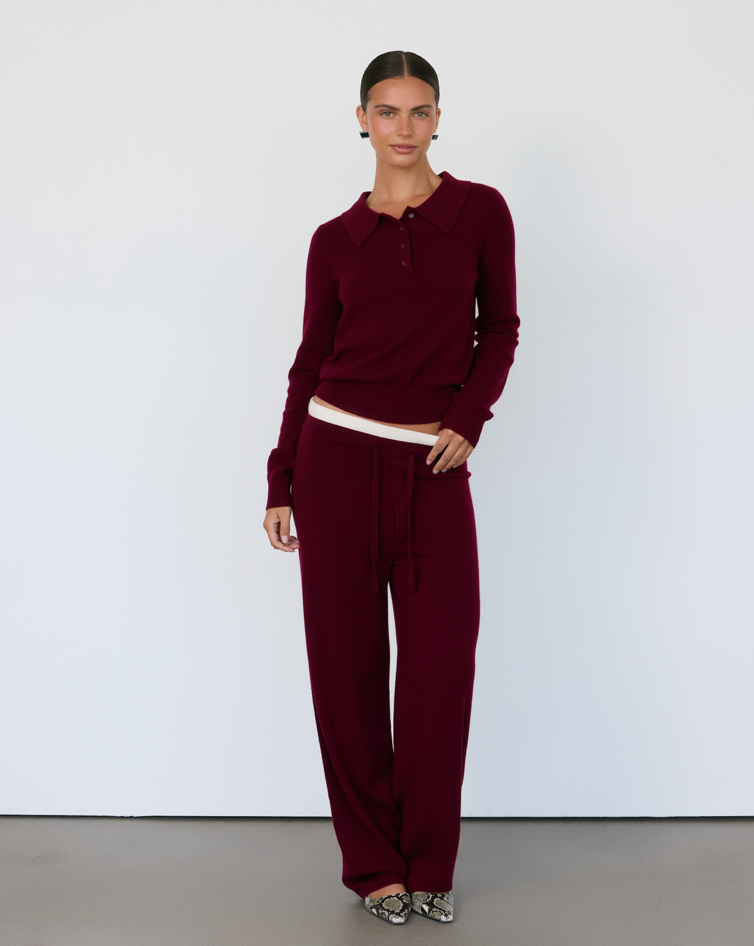 Tove Layered Cashmere Pant