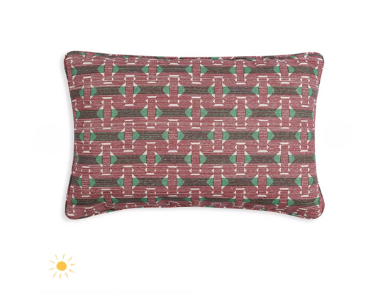 Red Sicily Pillow Outdoor