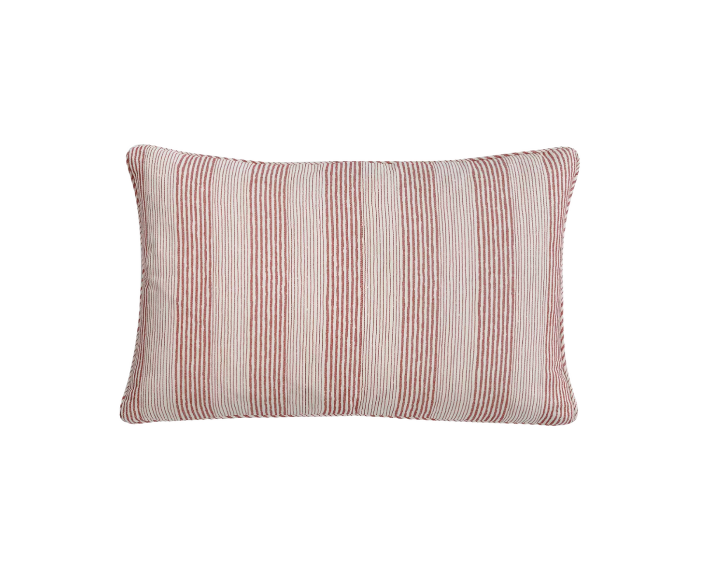 Red Ticking Pillow