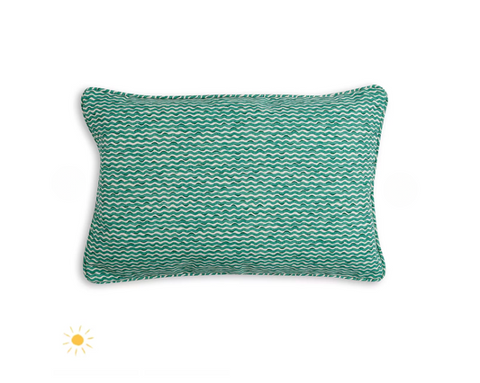 Green Popple Pillow Outdoor