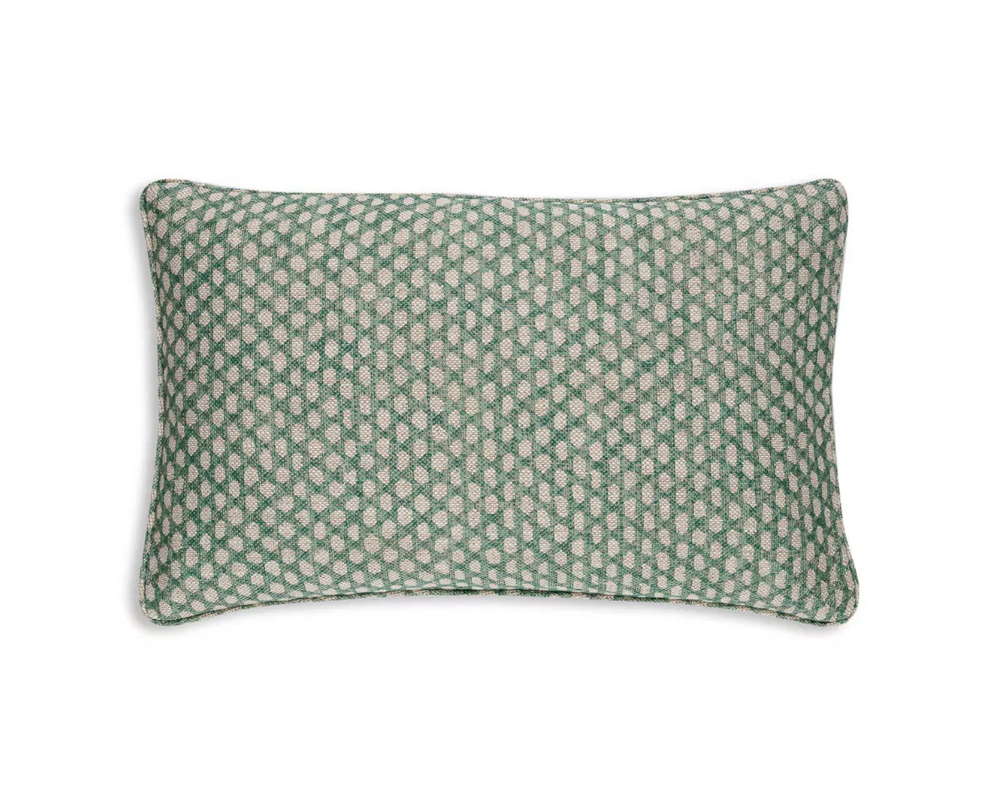 Green Wicker Pillow