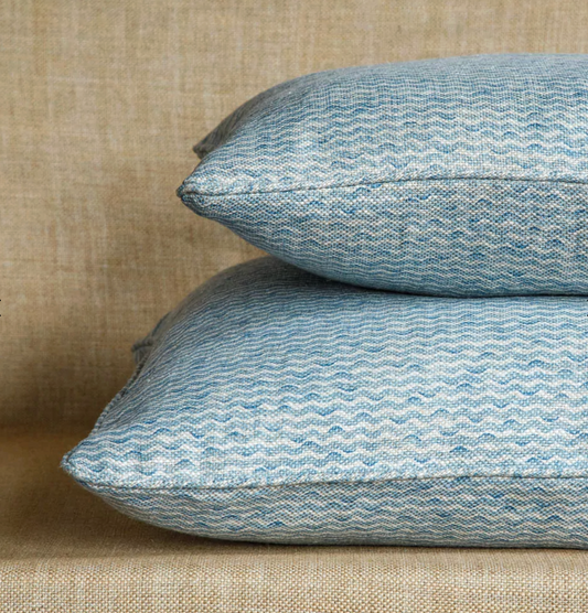 Light Blue Popple Pillow