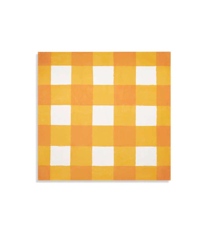 Gingham Linen Napkin - Set of 4