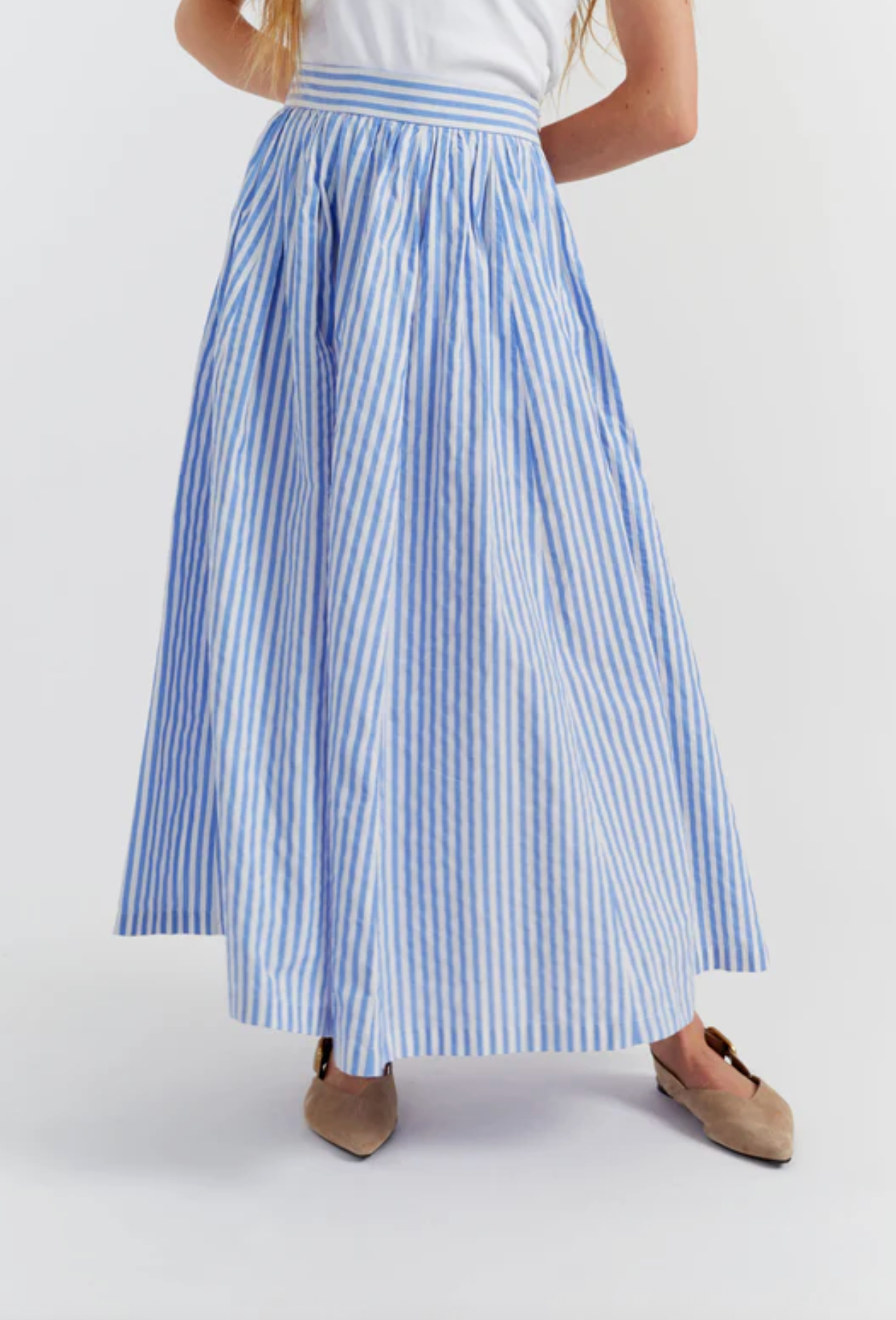 Oxford Stripe Skirt